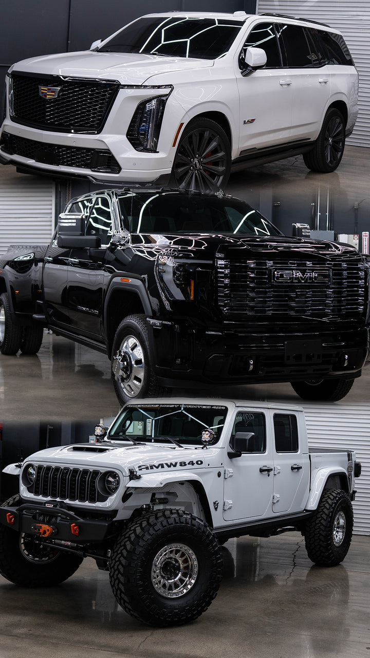 Jeep Gladiator | GMC 3500 | Escalade V - Digital Poster